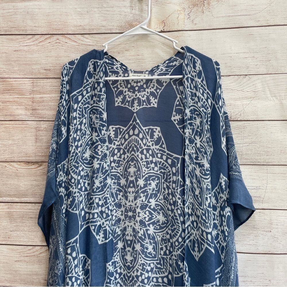 MOSS ROSE BANDANA PRINT DUSTER‎ - Picture 2 of 11